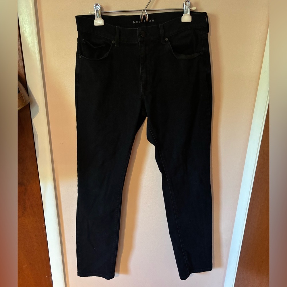 Mott & Bow Black Slim Jeans Size W 33 L 32